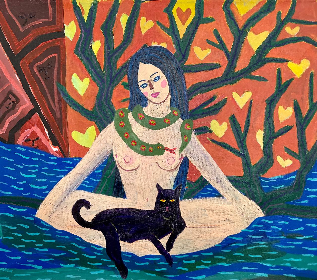 Meditation with Cat and Snake