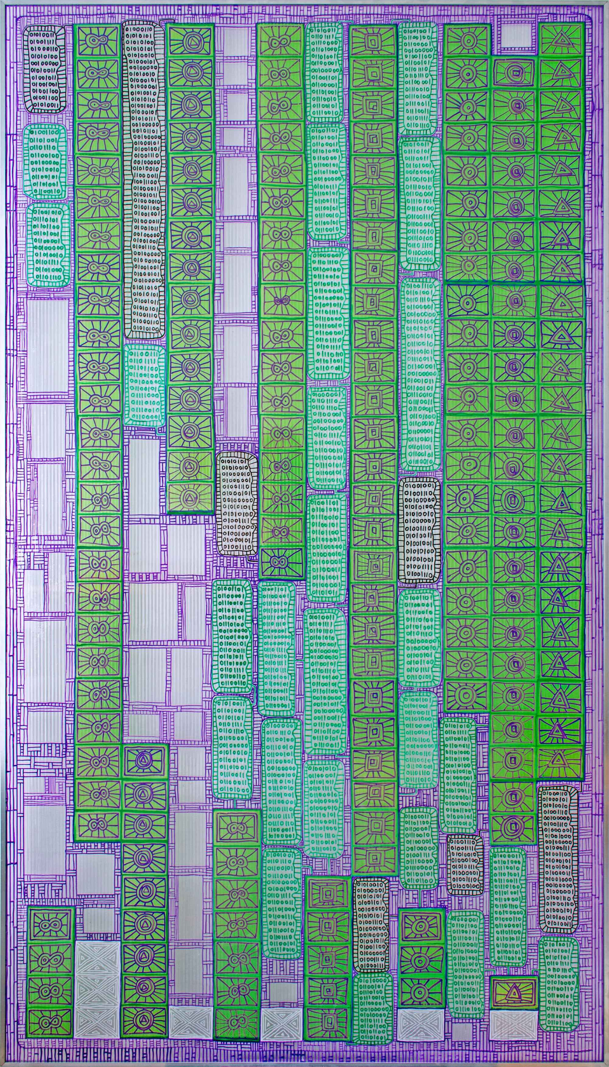 PLAN D turquoise panel (P2017)