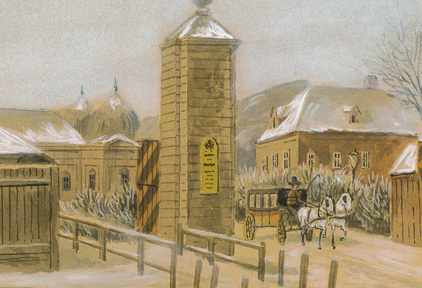 Vienna, Mariahilfer line in the winter of 1840