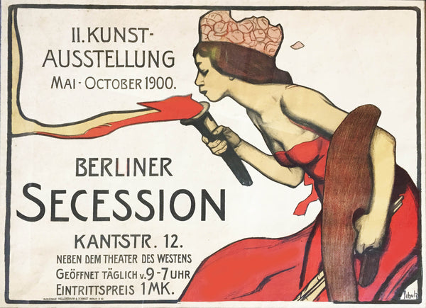 Poster for the Second Art Exhibition 1900 - Berlin Secession