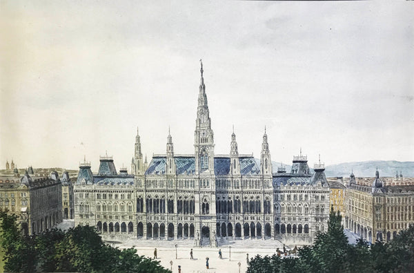 Vienna - City Hall around 1860