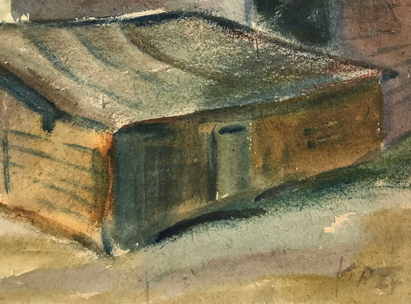 Shed in the suburb