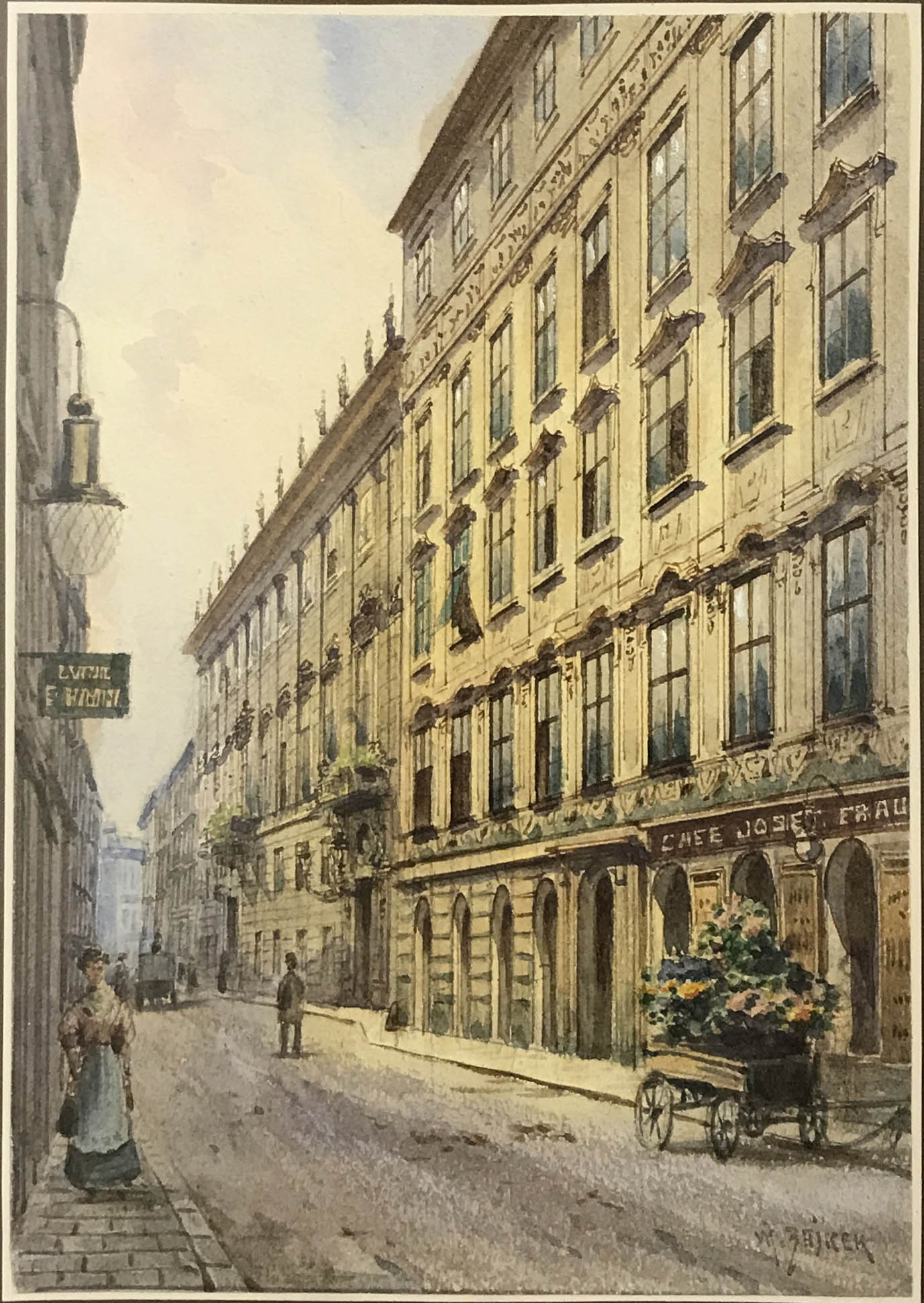 Himmelpfortgasse with Winter Palace of Prince Eugene de Savoy