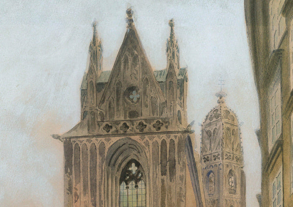 Church of the Virgin Mary at the Gestade around 1840