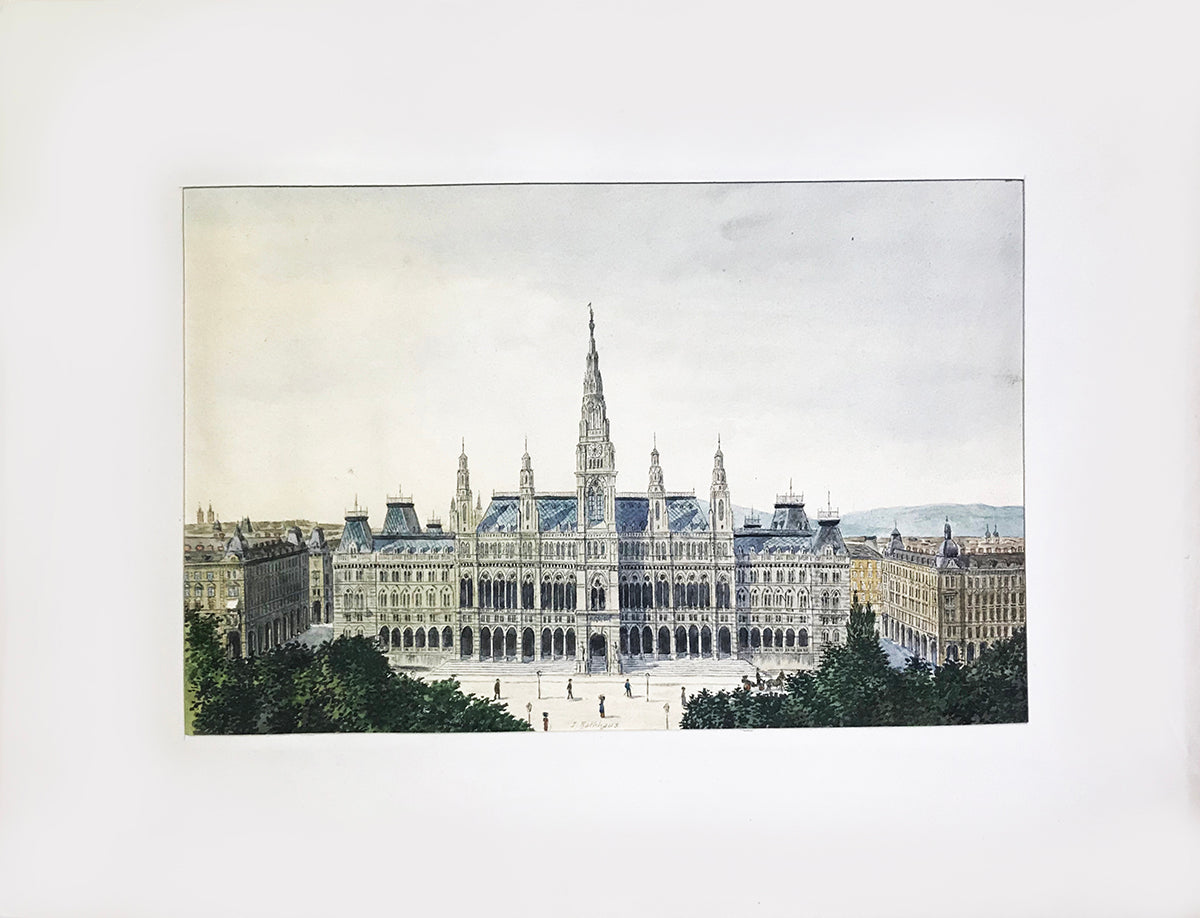 Vienna - City Hall around 1860