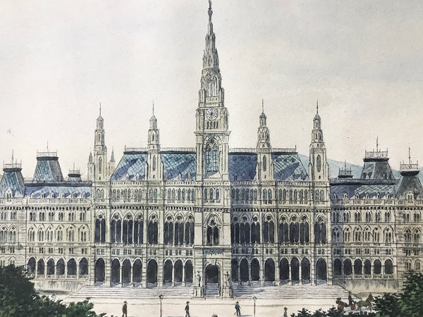 Vienna - City Hall around 1860