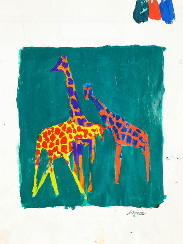 Study "Three Giraffes"